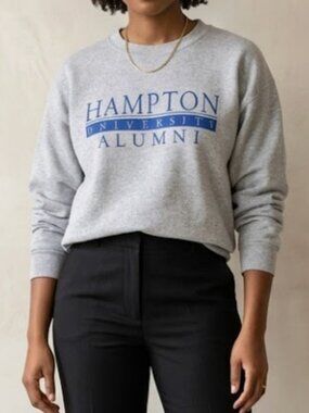 Vintage Port & Company Hampton University Alumni Sweatshirt SZ L